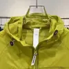 Verano Nuevo Ropa de Trabajo para Mujer Sudadera con Capucha Grande Bolsillo con Cremallera Protección Solar Ropa de Correr Chaqueta Holgada Casual Moderna