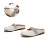 Modelo Nuevo 2026 para Mujer Verano Planas sin Cordones Casual Versátiles Mary Jane Medias Zapatillas con Adornos de Pedrería