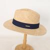 Sombrero de paja para protección solar de verano, moda femenina, sombrero para el sol de viaje, sombrero para la playa junto al mar, sombrero de jazz británico, sombrero de copa, femenino, transfronterizo