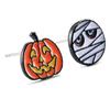 Brincos de Halloween Transfronteiriços Fantasma Caveira Joias Personalizadas Liga Abóbora Brincos de Desenho Animado Europeus e Americanos Conjunto Amazon