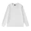 Sudadera Pesada de Cuello Redondo Bordado de Logo Personalizado Unisex Espesa Lisa Pullover Sudadera Top Holgado Estampado de Texto