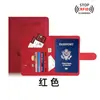 Porta-Passaporte RFID Transfronteiriço Couro PU Multifuncional Slot para Cartão SIM Porta-Documentos Estojo de Couro Anti-skimming Clipe de Passaporte