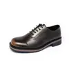 Novos Sapatos de Couro Masculinos Estilo 2025 com Acabamento Polido, Bico Fino, Sapatos Derby Estilo Britânico, Para Uso Casual, Business Formal, Tamanho Grande, Sapatos de Casamento para Noivos