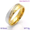 Anillos de Acero de Titanio de Lujo Ligero Japoneses y Coreanos para Hombres y Mujeres, Anillos de Pareja Sencillos de Acero Inoxidable Incrustados con Diamantes, Regalos de Joyería Transfronterizos