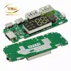 Módulo de carga con pantalla digital para batería de litio 18650, 5 V, 2,4 A, 2 A, 1 A, salida USB dual con módulo de refuerzo de pantalla.