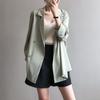 Chaqueta de Traje de Gasa con Protección Solar Estilo Coreano para Mujer, Diseño Delgado de Primavera y Verano, Estilo Británico de Nicho, Corte Holgado
