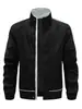 Chaqueta abrigo para hombre transfronteriza deportiva para exteriores casual holgada versátil moderna retazos cuello alto comercio exterior