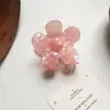 Presilha de Cabelo Flor de Sereia Iridescente Garra de Cabelo de Acetato para Mulheres Presilha de Nuca Presilha de Tubarão Grampo de Cabelo com um Toque de Luxo e Requinte
