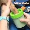 Taza para Lavar Patas de Mascotas, Lavador de Patas de Mascota, No Requiere Toalla, Ideal para Perros y Gatos, Herramienta Fácil de Usar para Limpiar Patas de Mascotas