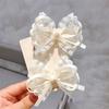 Laço de Renda Coreano Acessório de Cabeça Infantil Menininha Elegante Renda Grampo de Cabelo Pesado Feito à Mão Acessório de Cabelo Grampo de Cabelo de Alta Qualidade
