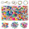 Set de cuentas de arcilla blanda de colores europeo y americano para manualidades, las cuentas de frutas con agujero recto más vendidas en Amazon, accesorios para joyería bohemia