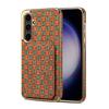 Denior Es Adecuado para Samsung S24Plus Funda para Teléfono Móvil Lenguaje de las Flores S23 Funda Protectora para Teléfono Móvil Soporte Anticaídas S23S24