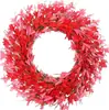Amazon Transfronterizo Producto Nuevo Multicolor Flor Artificial Tulipán Corona Colgante de Puerta Romántica Corona de Tulipán Rosa