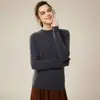 Suéter de Cachemir 100% Puro Engrosado Nuevo Otoño e Invierno para Mujer, Suéter de Punto Holgado de Talla Grande