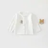 Camiseta Interior Base de Primavera y Otoño para Niños y Niñas Bebés Tops Ropa de Otoño para Bebés y Niños Pequeños Camiseta de Manga Larga para Bebé de una Sola Pieza Algodón Puro