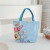 Nueva Bolsa de Lona Estilo Dibujo Animado Linda Gatito Bolso de Mano para Estudiante Versátil de Verano Ropa de Trabajo Bolsa de Gran Capacidad