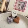 Nova Faixa de Cabelo Infantil Xadrez Coração Estrela Alta Elasticidade Acessórios de Cabelo para Meninas Doces Elástico de Cabelo Faixa de Cabelo Corda de Cabelo