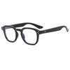 Nova Moldura Quadrada Retro Grossa Cor Hawksbill Óculos Masculinos Armação Moda Masculina Preta Rosto Grande Borda Grossa Óculos de Miopia