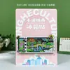 [Serie Hangzhou] Creativos Pegatinas Magnéticas Estereoscópicas de Madera para Refrigerador Ciudades Atracciones Turísticas Populares Souvenirs Culturales y Creativos