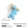 Accesorios de Joyería de Acero Inoxidable Transfronterizos, Pequeños Animales Esmaltados Cruz Luna Corona Dibujos Animados Colgantes para Collares DIY