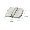 Accesorios para mamparas de acero inoxidable de baño público, bisagras de cierre automático para puertas de baños, juego de puertas plegables engrosadas para lavabos
