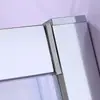 Mampara de Ducha Cuadrada con Puerta Pivotante al por Mayor Separación Seco y Húmedo para Baño del Hogar Mampara de Cristal Personalización
