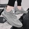 Zapatos de Hombre 2025 Nuevo Verano Transpirables Casuales Deportivos Malla Zapatos Combinan con Todo Running Suela Suave Malla Voladora Zapatos de Moda para Hombre