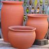 Pote Grande Queimado de Vegetais de Cerâmica Vermelha Vintage Feito à Mão Vaso de Flores Carnudas Cerâmica Grossa Pote Grande de Rosa Cerâmica Vaso Alto para Plantas Verdes Bougainvillea