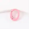 Chaveiro de Argola de Mola Colorido Pintado Corrente para Celular Acessórios de Joias DIY Fivela de Mola Aberta Argola de Chaveiro Argola para Cartão