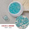 Liquidação de Contas Aurora Symphony Sereia Bolha, Tamanhos Mistos, Contas Redondas Transparentes, Micro Contas, Acessórios de Doces