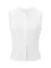 Ropa de Mujer Transfronteriza Europea y Americana de Alto Peso Hecha a Medida, Chaleco Cardigan de Verano Sexy Estilo Chica Caliente, Chaleco sin Mangas