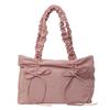Underarm Moda Grande Capacidade Bonito Casual Tote Bag 2024 Nova Bolsa de Ombro Simples de Alta Textura
