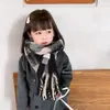 Bufanda Infantil para Niñas, Calentador de Cuello de Felpa Colorido, Cálido y Grueso, Nuevo Estilo Otoño e Invierno, Estilo Coreano, Protector de Cuello a Prueba de Viento para Niña Pequeña
