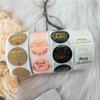 Adesivo redondo de presente de Natal dourado com rolo de pontos adesivo de agradecimento adesivo decorativo de etiqueta adesiva
