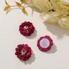 Moda Coreana 3cm Ante Sintético Flor Margarita DIY Accesorios para el Cabello Tocados Flores para Zapatos Ropa Accesorios para Sombreros
