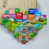 2026 Nuevo Modelo Imanes para Refrigerador de Monumentos de Ciudades Chinas Yunnan Shenyang Hong Kong Guangzhou Souvenirs Turísticos Culturales y Creativos