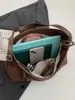 Bolso Tote Casual Retro Transfronterizo para Mujer 2026 Nuevo Otoño Invierno Gran Capacidad Hombro Único Cruzado Bolso para el Trabajo y el Viaje