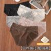 Roupa Íntima Adesiva de Renda Europeia e Americana Feminina Sem Costura Cintura Baixa Sedas Oleosas e Cetins Roupa Íntima Sexy Calcinhas Femininas Confortáveis
