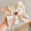 Pañuelo Cuadrado para Niñas, Lazo para el Cabello, Nuevo Estilo Primavera-Verano, Diadema de Alta Gama para Niñas, Cuerda para Cola de Caballo, Accesorio de Flor para el Cabello
