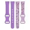 Adecuado para reloj Samsung watch7 de silicona bicolor con relieve láser, correa de repuesto para reloj de 18/20/22 mm