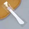 Cepillo de Silicona de Doble Extremo para Mascarillas Faciales, Raspador Limpiador Facial, Aplicador de Mascarillas de Barro, Raspador Multifuncional para el Cuidado de la Piel