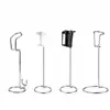 Suporte para batedor de leite de aço inoxidável direto da fábrica, escorredor de haste de agitação elétrica, porta-armazenamento de utensílios de café