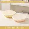Prato de cozimento a vapor de cerâmica de alto valor estilo japonês com três compartimentos, novo prato dividido doméstico, prato de salada, prato para perda de peso, louça de cerâmica