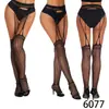 Medias de tirantes con entrepierna abierta para comercio exterior en stock, Medias de tirantes de una sola pieza, Medias de red para mujer, Bodystocking de red sexy