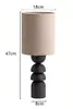 Lámpara de Mesa Moderna Simple para Mesita de Noche Lámpara de Diseño Lujo Ligero Dormitorio Estudio Casa de Huéspedes Sala Modelo Lámpara de Mesa de Mármol para Mesita de Noche