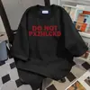 Camiseta de Manga Corta con Diseño de Estampado de Letras de Marca de Moda Estilo Americano, Nuevo Top Casual Holgado Estilo Universitario Verano 2026