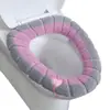 Funda de Asiento de Inodoro de Felpa para Invierno con Asa Engrosada, Funda de Asiento de Inodoro Universal Cálida de Felpa para el Hogar, Lavable