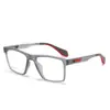 Gafas lisas para estudiantes nuevas 2024 pata de silicona antideslizante patillas de resorte caja pequeña retro se pueden equiparar con gafas de graduación