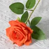 Rosas de Terciopelo Sintético Cuidadosamente Seleccionadas para San Valentín Decoración de Boda para el Hogar Pared de Flores Tacto Flores Sintéticas Flores Artificiales Falsas
