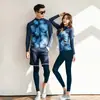 Traje de buceo coreano para mujer, traje de baño dividido con protección solar, pantalones de manga larga, traje de medusas, traje de surf adelgazante de secado rápido, traje de baño de esnórquel